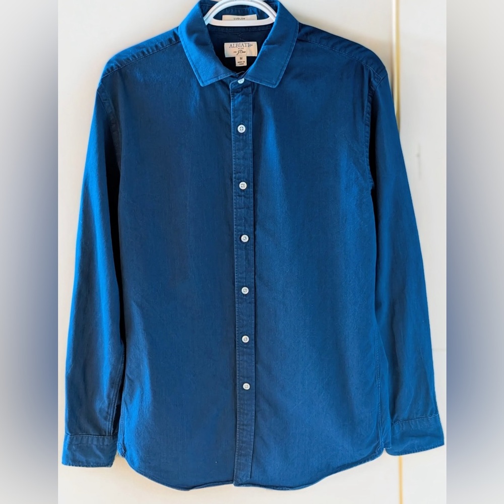 Albiate 1830 for J.Crew Ludlow Oxford
Mens Medium Rich Navy Blue